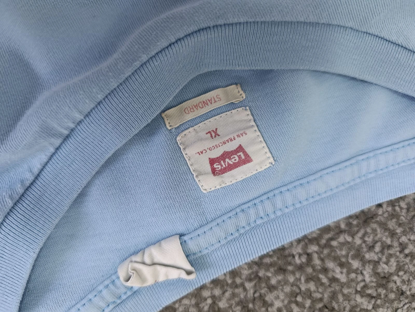 Levis Oversize Vinegar Light Blue T-Shirt Size XL – photo 3
